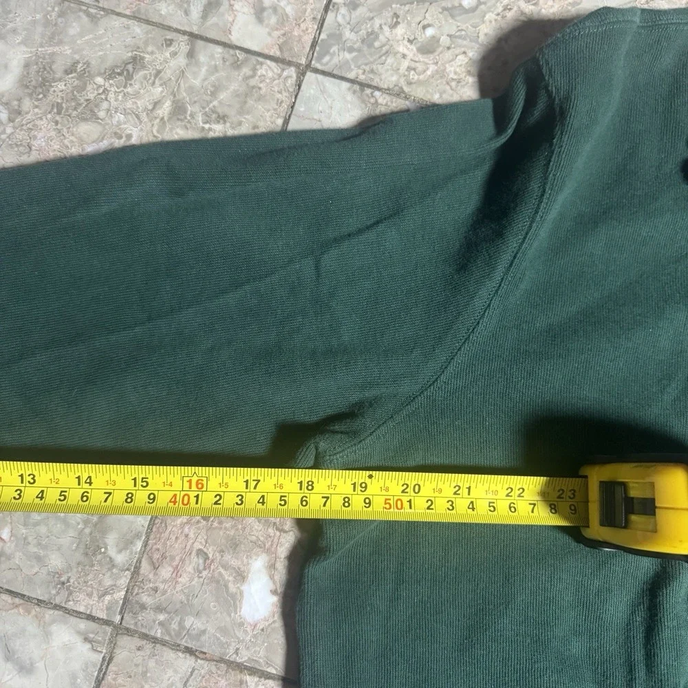 Polo Ralph Lauren Estate Rib Quarter Zip Pullover Sweater Green Men's Large